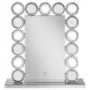 CoasterElevations 961624 Aghes - Vanity Mirror With Lighting - Silver