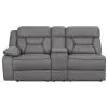 CoasterEssence 600370B1 Higgins - Upholstered LAF Power Loveseat - Gray