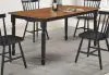 Coaster Fine Furniture 183041 Hollyoak - Rectangular Wood Dining Table - Walnut