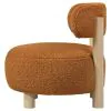 CoasterEveryday 903167 Zonie - Boucle Upholstered Barrel Back Accent Chair - Orange