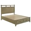 Coaster Fine Furniture 207530QB2 Hazlewood - Queen Side Rails & Slats, Box 2 of 3 - Vineyard Oak