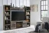 Ashley Furniture EW0200W6 Ashley Furniture EW0200W6 Derekson - 4-Piece Entertainment Center - Multi Gray