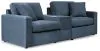 Ashley Furniture 92101S3 Modmax - 3-Piece Sectional Sofa With Storage Console - Fabric - Ink