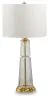 Ashley Furniture L430884 Bakersboro - Glass Table Lamp - Clear / Gold Finish