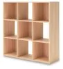 Ashley Furniture EA2444-3X3 Ashley Furniture EA2444-3X3 Piperton - Nine Cube Organizer - Tan
