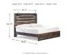 Ashley Furniture B211B14 Ashley Furniture B211B14 Drystan - King Panel Bed - Brown / Beige