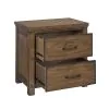 Samuel Lawrence Furniture S918-450 Cambridge - 2-Drawer Nightstand with USB - Brown
