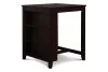 New Classic D1701-32S-EBY New Classic D1701-32S-EBY Gia - Counter Table With 2 Chairs & Storage Shelf - Ebony