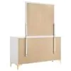 CoasterEveryday 224403M Kendall - 6-Drawer Dresser With Mirror - White