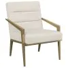 Coaster Fine Furniture 903143 Kirra - Upholstered Metal Arm Accent Chair - Cream