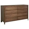 Coaster Fine Furniture 223321KW-S5 Maderia - 5 Piece California King Bedroom Set - Walnut