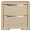 Coaster Fine Furniture 225082 Ladera - 2-Drawer Nightstand Bedside Table - Light Elm