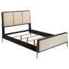 Coaster Fine Furniture 224331QCRM-S5 Arini - 5 Piece Queen Bedroom Set - Cream And Black