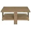 Coaster Fine Furniture 707718-S3 Dawn - 3 Piece Round Coffee And End Table Set - Mango Brown