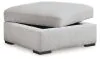 Benchcraft® 2090411 Gabyleigh - Ottoman With Storage - Nickel