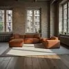 Intercon SY-CH-CRT-RST-C Carter - Double Chair - Aumerry New Buck Rust
