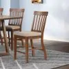New Classic D4115-22 Putnam - Counter Chair (Set of 2) - Walnut