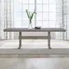 Liberty Furniture 528-CD-TRS Hallendale - Trestle Table - Gravel Wash
