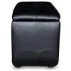 CoasterEssence 600002 Cyrus - Upholstered Home Theater Storage Wedge Console - Black
