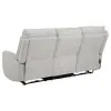 Coaster Fine Furniture 610521P Sylmar - Chenille Upholstered Power Reclining Sofa - Dove Gray