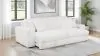 Coaster Fine Furniture 600535PB2 Jacana - RAF Power Sofa Chaise With 2 Piece Pillow, Box 2 of 2 - Ivory