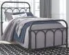 Ashley Furniture B280-671 Ashley Furniture B280-671 Nashburg - Twin Metal HDBD/Ftbd/Rails - Black