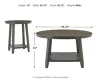 Ashley Furniture T188-13 Caitbrook - Occasional Table Set (Set of 3) - Gray