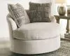 Ashley Furniture 9510444 Soletren - Swivel Accent Chair - Stone