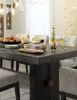 Ashley Furniture D984-45 Burkhaus - Rectangular Dining Room Extension Table - Dark Brown