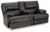 Ashley Furniture U6580118 Mountainous - Power Reclining Loveseat With Console /Adj Headrest - Eclipse