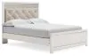 Ashley Furniture B2640B18 Altyra - Queen Panel Bed With Roll Slats - White