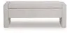 Ashley Furniture A3000744 Akselman - Storage Bench - Gray