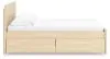 Ashley Furniture EB9632B23 Ashley Furniture EB9632B23 Onita - King Panel Platform Bed With 1 Side Storage - Natural