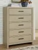 Ashley Furniture B602-46 Calmoro - Five Drawer Chest - Gray