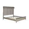 Liberty Furniture 457-BR-KMT Liberty Furniture 457-BR-KMT Ivy Hollow - King Mantle Bed - Weathered Linen / Dusty Taupe