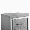 New Classic BA9698S-040 New Classic BA9698S-040 Valentino - Nightstand - Silver