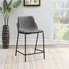 CoasterEveryday 183452 Earnest - Upholstered Counter Chair (Set of 2) - Gray