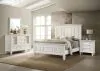CoasterEssence 201301Q-S4 Sandy Beach - Queen 4 Piece Bedroom Set - Cream White