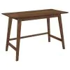 CoasterEssence 801095 Karri - 2 Piece Home Office Computer Desk And Chair Set - Walnut