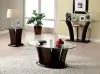 Furniture of America CM4104E-PK Manhattan - End Table - Brown Cherry