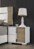Furniture of America CM7462WH-N Erlangen - Nightstand - White / Natural