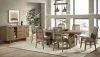 Intercon LM-TA-4296-WOA-C Landmark - Trestle Dining Table - Weathered Oak