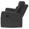 Coaster Fine Furniture 610284 Brentwood - Upholstered Motion Reclining Sofa - Dark Charcoal