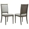 Coaster Fine Furniture 108622 Onslow - Upholstered Dining Side Chair (Set of 2) - Dark Brown