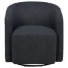 Coaster Fine Furniture 903223 Mossbrook - Fabric Upholstered Swivel Accent Chair - Anthracite