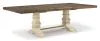 Ashley Furniture D647/55T/55B/01(6)/60 Bolanburg - 9 Pc. - Dining Table, 6 Side Chairs, Sever - Brown / Beige