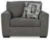 Ashley Furniture 5240423 Gardiner - Chair And A Half - Pewter