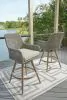 Ashley Furniture P798-130 Seton Creek - Barstool With Cushion (Set of 2) - Beige / Gray