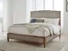 Ashley Furniture B895B6 Sharlance - King Upholstered Panel Bed - Light Brown