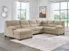 Ashley Furniture 24203S1 Ashley Furniture 24203S1 SimpleJoy - 3-Piece Sectional With LAF Corner Chaise - Sand